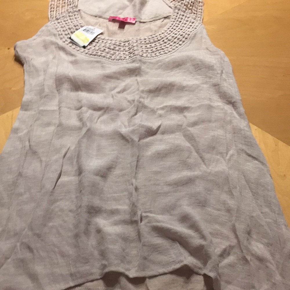 Maria Gabrielle gray/ white - ish short, size M